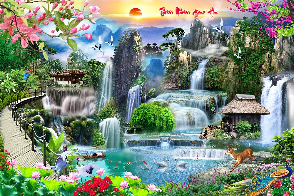 Phong cảnh sơn thủy hữu tình MHT2-177